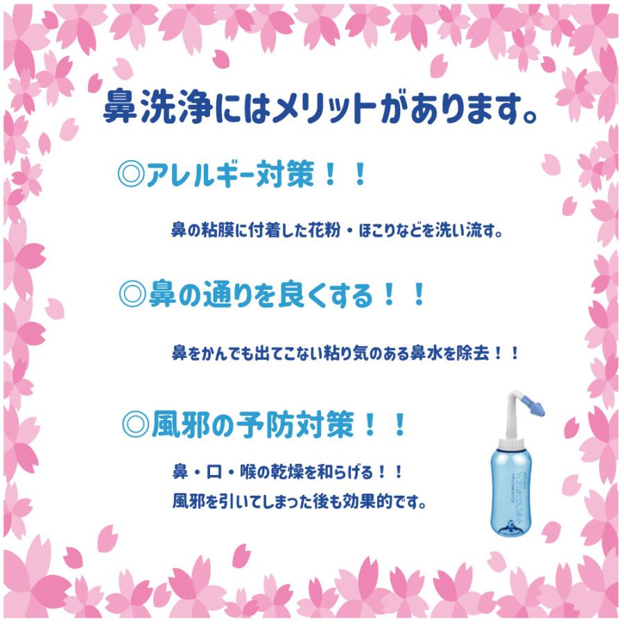 精製塩 (2.7g/1包)×30包×2＝ (60回分) 300mlボトル専用 　鼻うがい 塩 鼻洗浄｜tekuteku21812｜03