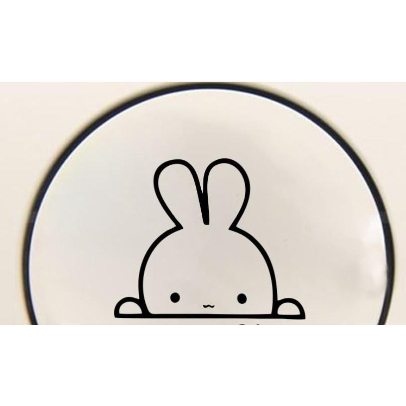 ステッカー 車 防水 カーステッカー かわいい おしゃれ うさぎ