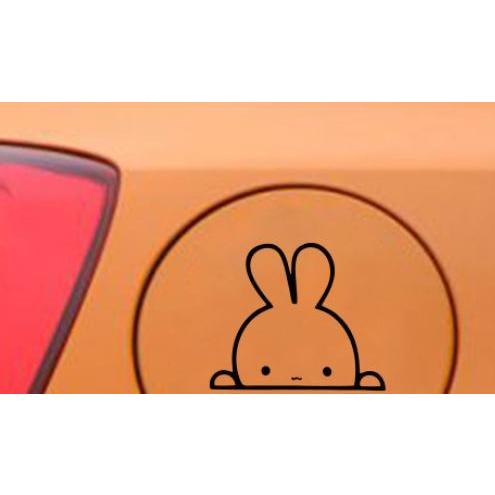 ステッカー 車 防水 カーステッカー かわいい おしゃれ うさぎ