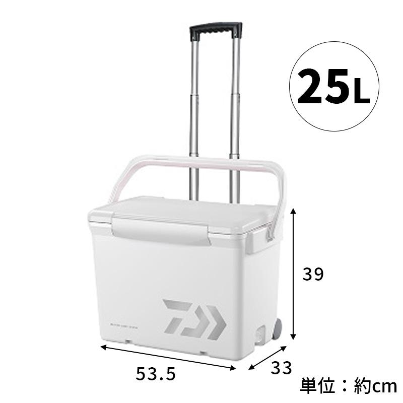 シークールキャリー2 SU2500WH/SV シルバー  クーラーボックス 25L DAIWA (ダイワ) グローブライド 2093286★の画像