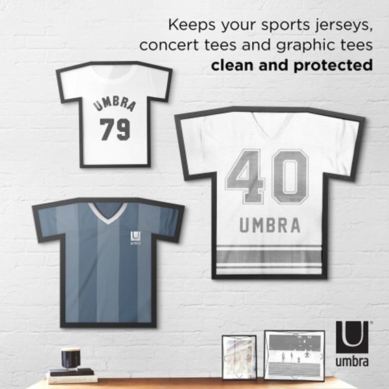 ティーフレームディスプレイ M ブラック BK 壁掛け Tシャツ ユニフォーム ジャージ スポーツ 記念 Umbra(アンブラ) 21013430040★ | Umbra | 07