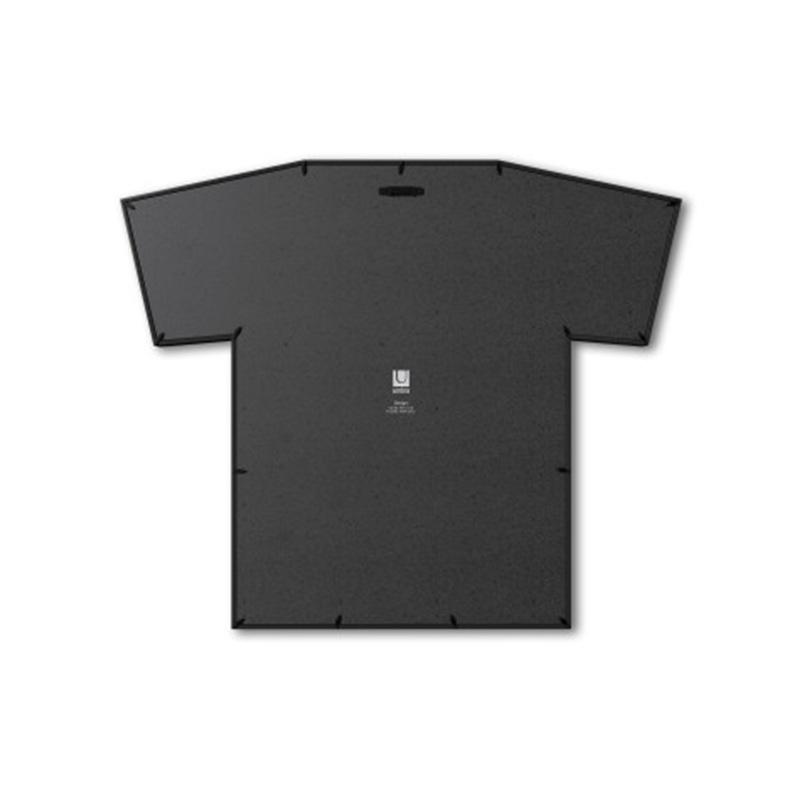 ティーフレームディスプレイ M ブラック BK 壁掛け Tシャツ ユニフォーム ジャージ スポーツ 記念 Umbra(アンブラ) 21013430040★ | Umbra | 09