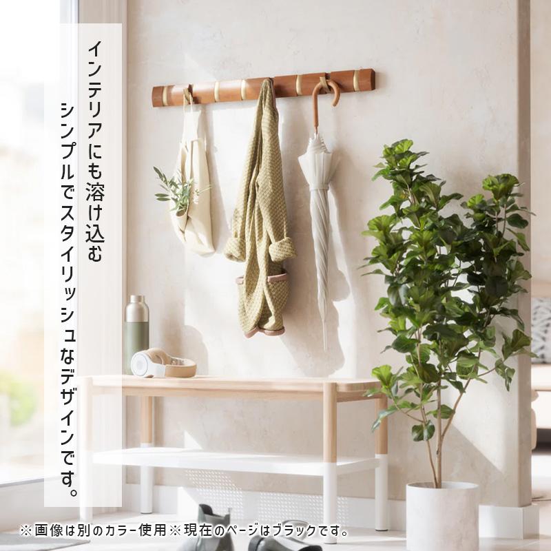 フリップフックロング 8 ブラック 壁掛け コートハンガー 洋服掛け ハンガーラック Umbra(アンブラ) 2318858040★ | Umbra | 04