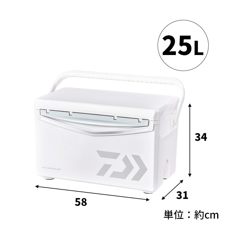 クールラインアルファ3 TS2500 パール クーラーボックス 25L DAIWA (ダイワ) グローブライド 3391750★_6