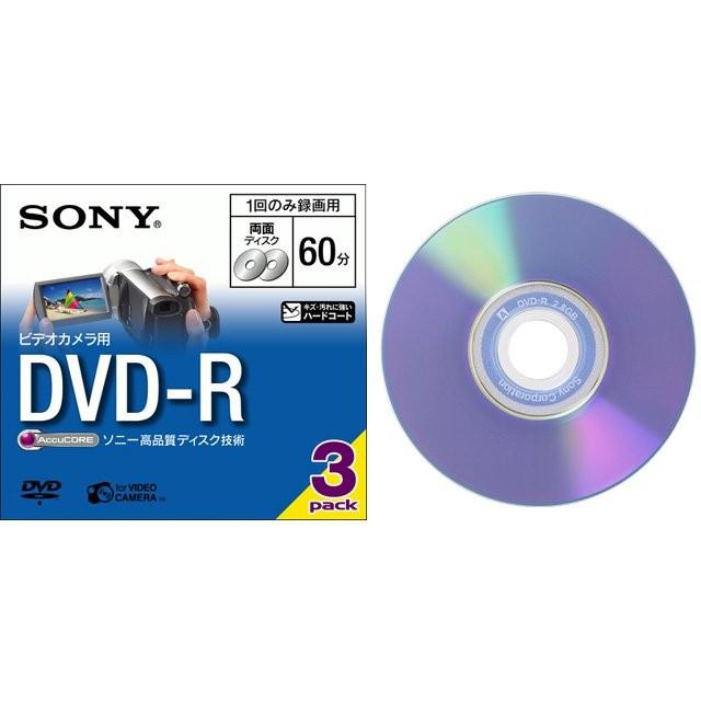 録画用8cmDVD DVD-R 約60分(両面) SONY (ソニー) 3DMR60A｜telaffy