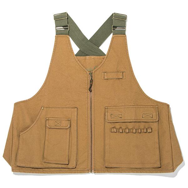 OCW-2001 CAMP VESTE Brown/F キャンプベスト ブラウン フリーサイズ アウトドア キャンプ Oregonian Camper(オレゴニアンキャンパー) 4562113249036★_1