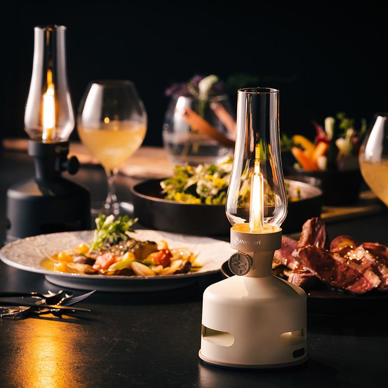 MoriMori LEDランタンスピーカー S1 ホワイト LED Lantern speaker S1