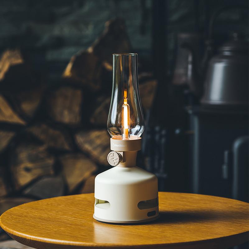 MoriMori LEDランタンスピーカー S1 ホワイト LED Lantern speaker S1