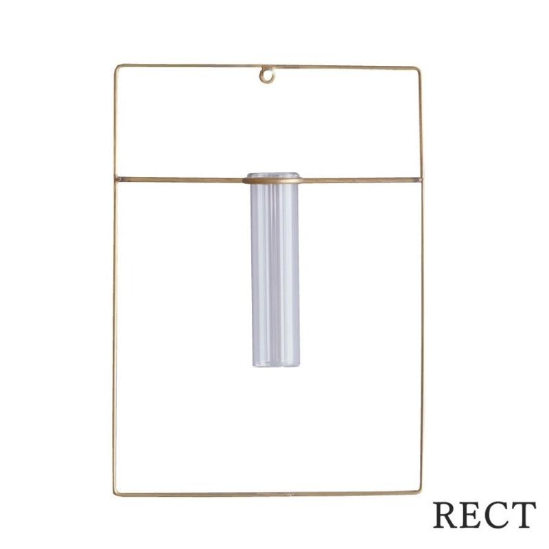 一輪挿し PIKE wall brass vase RECT ピケ ウォールブラスベース レクト 壁掛け 真鍮 ガラス 試験管 ウエストビレッジトーキョー 4589824364728★ | WEST VILLAGE TOKYO | 03