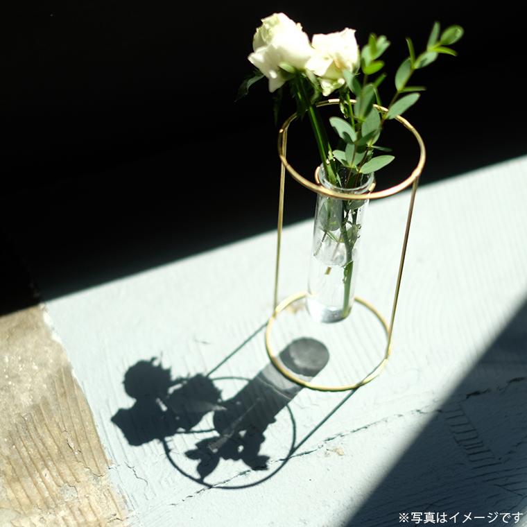 一輪挿し PIKE stand brass vase CIRCLE ピケ スタンド ブラス ベース サークル 真鍮 ガラス 試験管 ウエストビレッジトーキョー 4589824364759★ | WEST VILLAGE TOKYO | 13