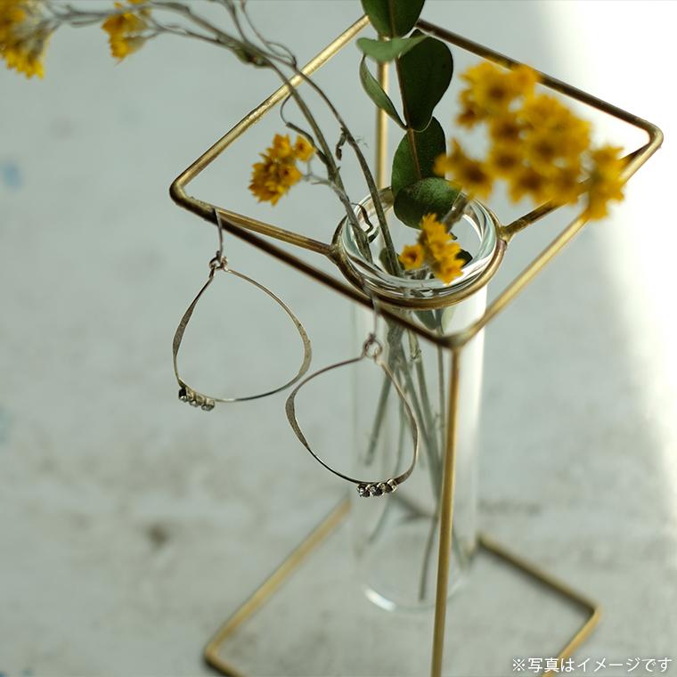 一輪挿し PIKE stand brass vase SQUARE ピケ スタンド ブラス ベース スクエア 真鍮 ガラス 試験管 ウエストビレッジトーキョー 4589824364766★ | WEST VILLAGE TOKYO | 09