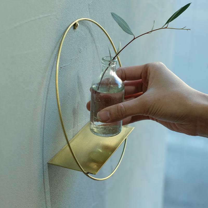 ディスプレイシェルフ 壁掛け PIKE wall brass shelf GLOBE ピケ ウォール ブラスシェルフ グローブ 真鍮 ウエストビレッジトーキョー 4589824364803★ | WEST VILLAGE TOKYO | 03