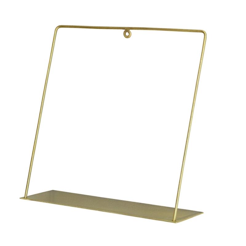 ディスプレイシェルフ 壁掛け PIKE wall brass shelf CUBE ピケ ウォール ブラスシェルフ キューブ 真鍮 ウエストビレッジトーキョー 4589824364827★ | WEST VILLAGE TOKYO | 01