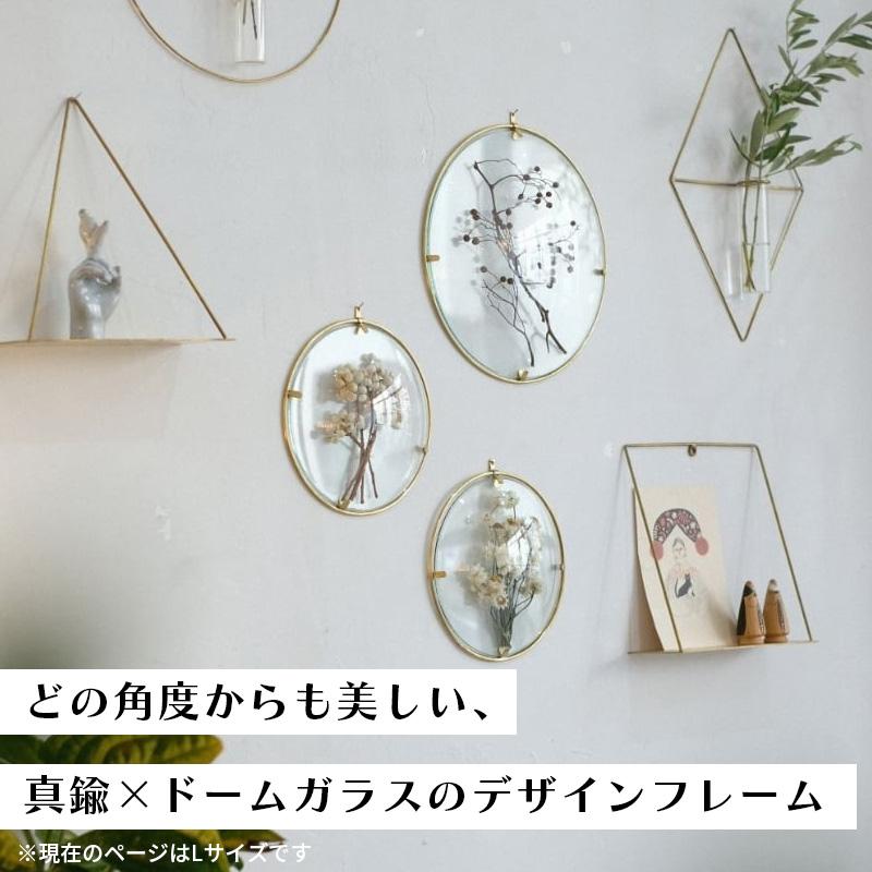 PIKE Glass Dome Frame CLEAR L ラウンドフレーム クリアタイプ 日本製 真鍮 インテリア ウエストビレッジトーキョー 4589824364957★ | WEST VILLAGE TOKYO | 01