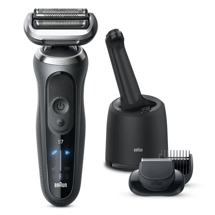 BRAUN（ブラウン） 密着シリーズ7 充電式シェーバー 洗浄器付きモデル