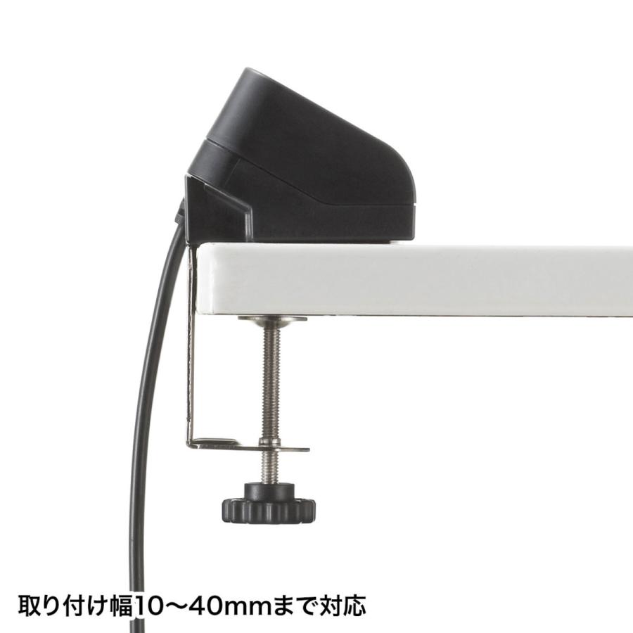 クランプ式USB充電器(TypeC1ポート+USB3ポート・ブラック) SANWA SUPPLY (サンワサプライ) ACA-IP51BK | SANWA SUPPLY | 03