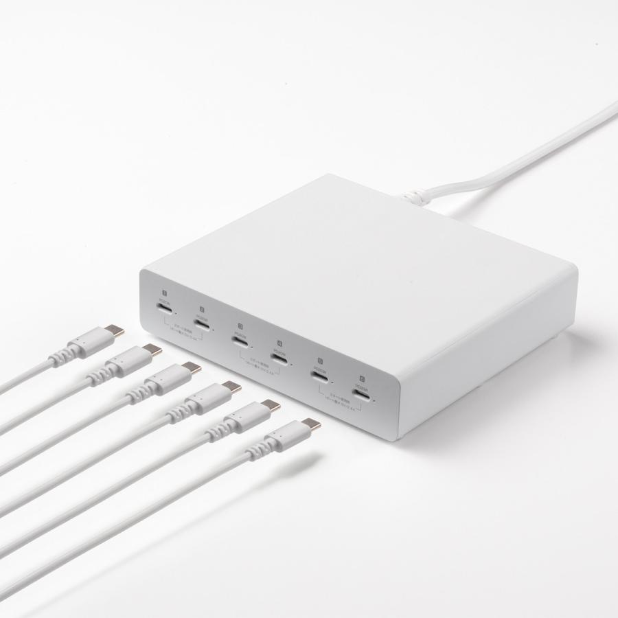 USB PD対応AC充電器(6ポート・合計72W) SANWA SUPPLY (サンワサプライ) ACA-PD98 | SANWA SUPPLY | 02