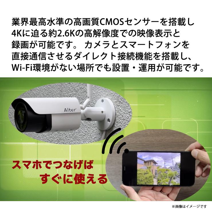 キャロットシステムズ wi-hi カメラ 3台 モニター付き 防犯