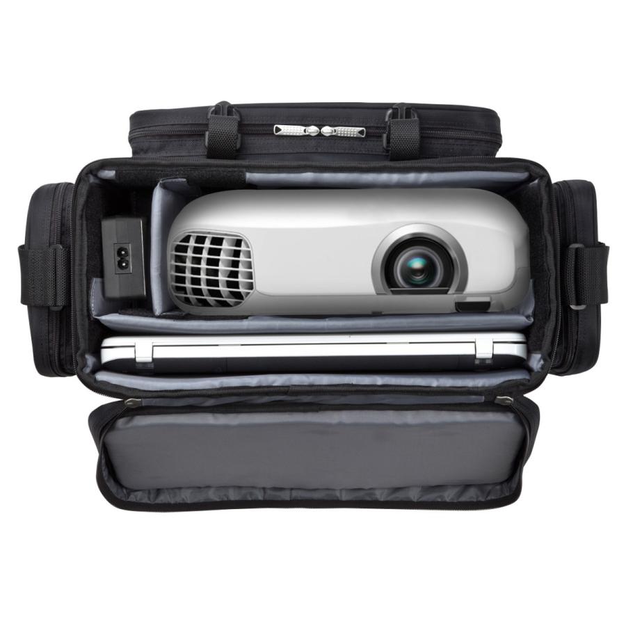 プロジェクターバッグ(15.6型ワイド対応・ブラック) SANWA SUPPLY (サンワサプライ) BAG-PRO2N | SANWA SUPPLY | 03