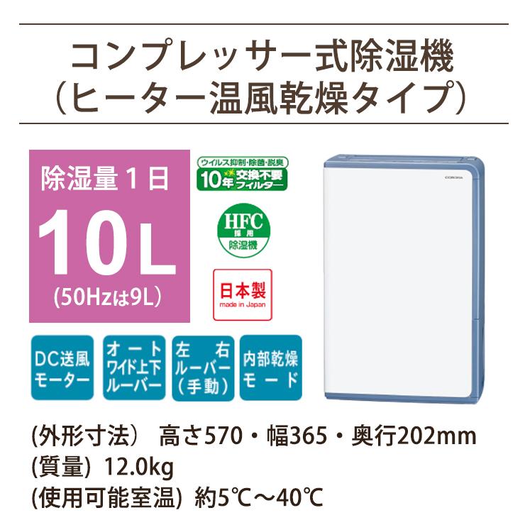 CORONA(住宅設備) 衣類乾燥除湿機 グレイッシュブルー CORONA CORONA(住宅設備) 衣類乾燥除湿機 グレイッシュブルー CORONA