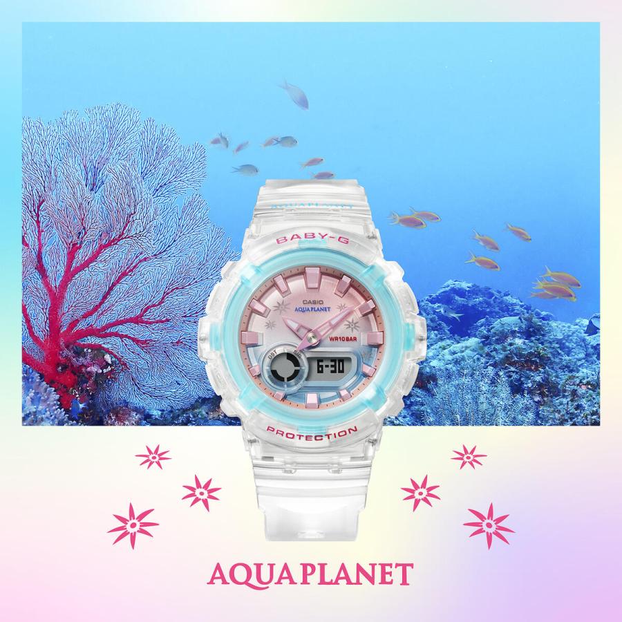 BABY-G LOVE THE SEA AND THE EARTH アクアプラネットタイアップモデル CASIO (カシオ) BGA-280AP-7AJR★｜telaffy｜02