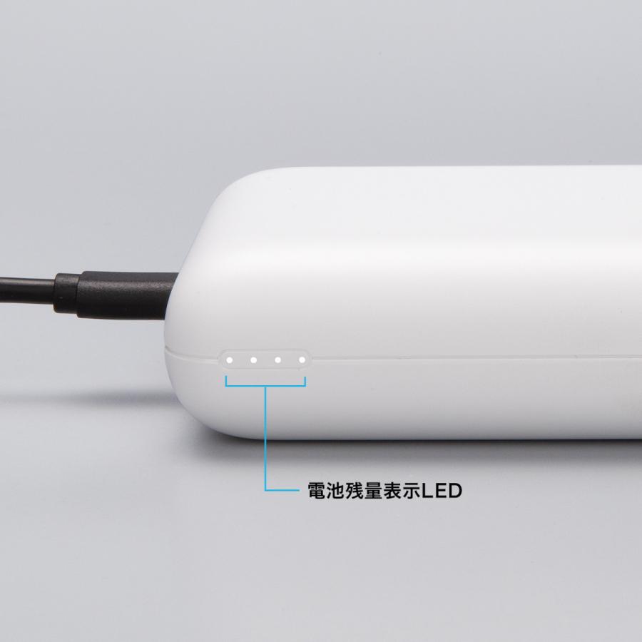 モバイルバッテリー(20000mAh・PD20W) (PSE適合品) SANWA SUPPLY (サンワサプライ) BTL-RDC39 | SANWA SUPPLY | 04