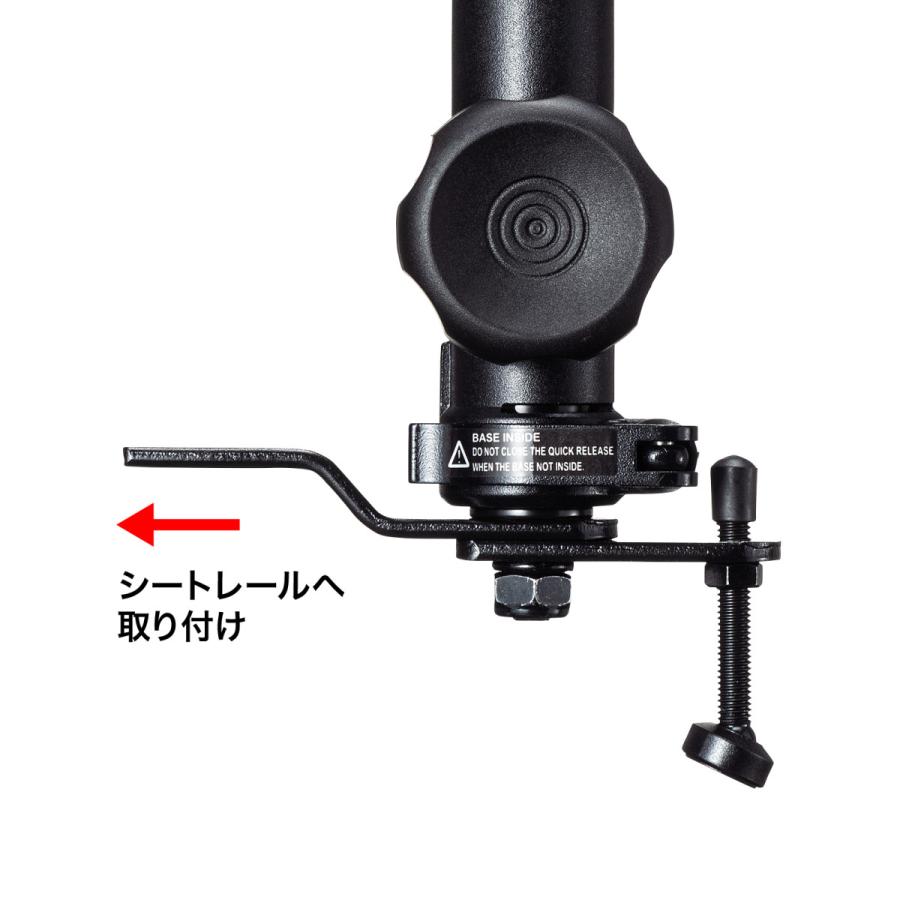 最終値下げSANWA SUPPLY 車載用ノートパソコン台 CAR-SPHLD1 CAR-SPHLD1【車載用ノートパソコン台】車内にノートパソコンを