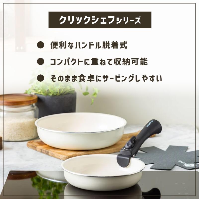 GREEN PAN（グリーンパン） フライパンセット クリックシェフ 4点