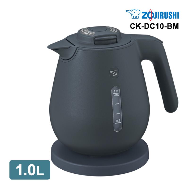 電気ケトル 1.0L ソフトブラック ZOJIRUSHI (象印マホービン) CK-DC10-BM★