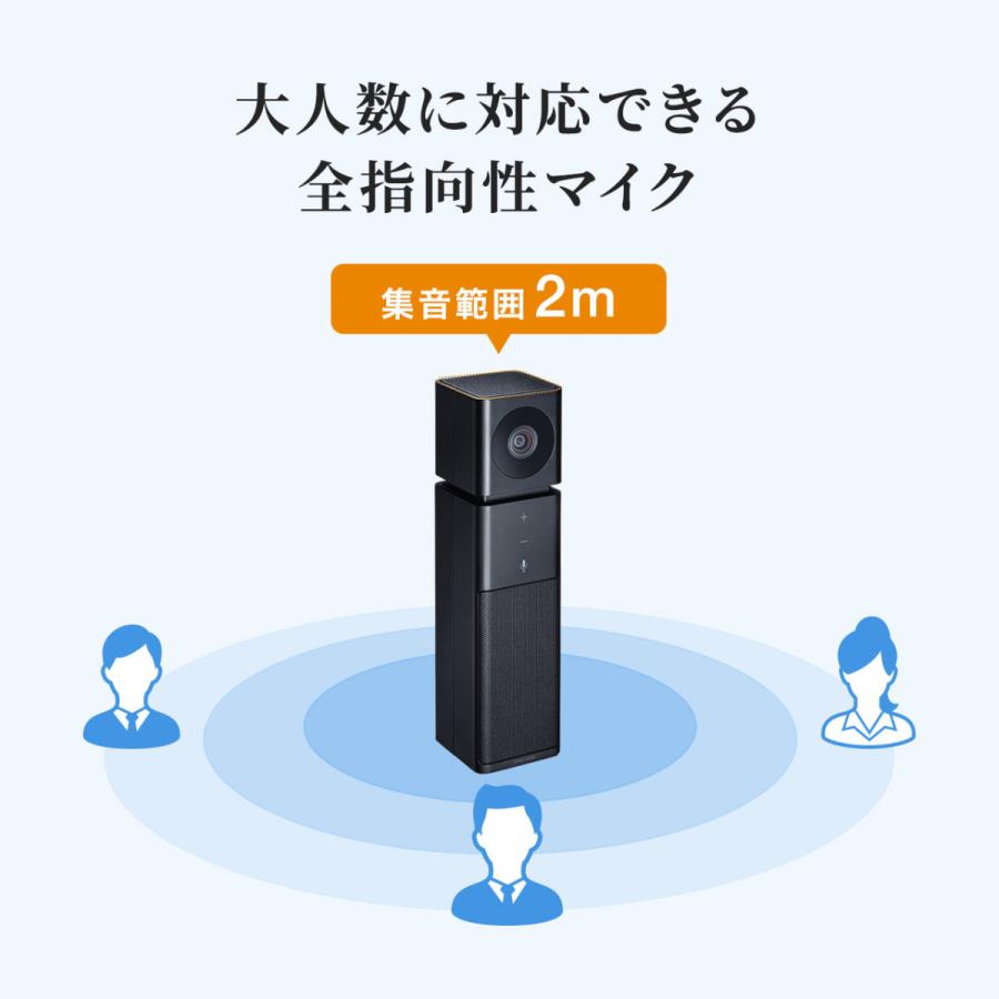 SANWA SUPPLY（サンワサプライ） カメラ内蔵USBスピーカーフォン