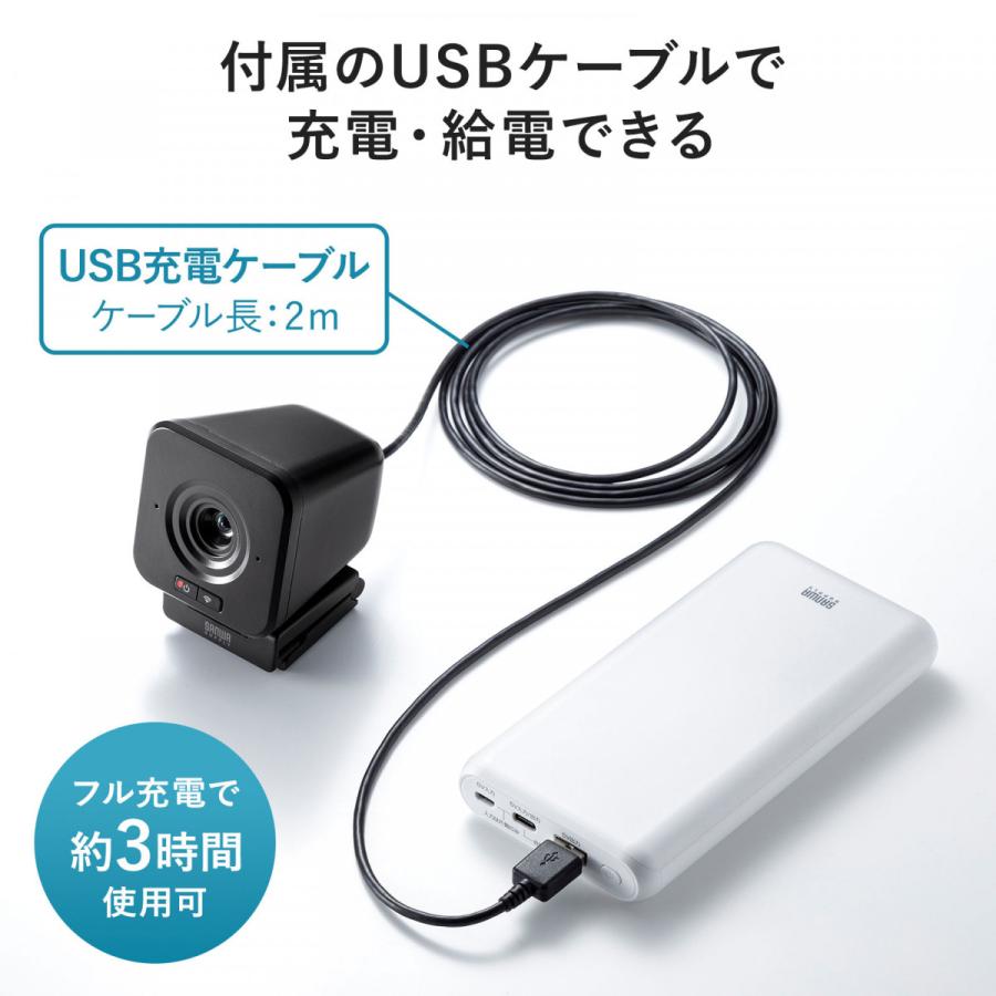 SANWA SUPPLY（サンワサプライ） ワイヤレスWEBカメラ(ブラック) CMS