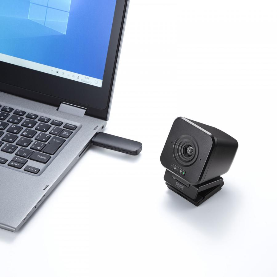 SANWA SUPPLY（サンワサプライ） ワイヤレスWEBカメラ(ブラック) CMS