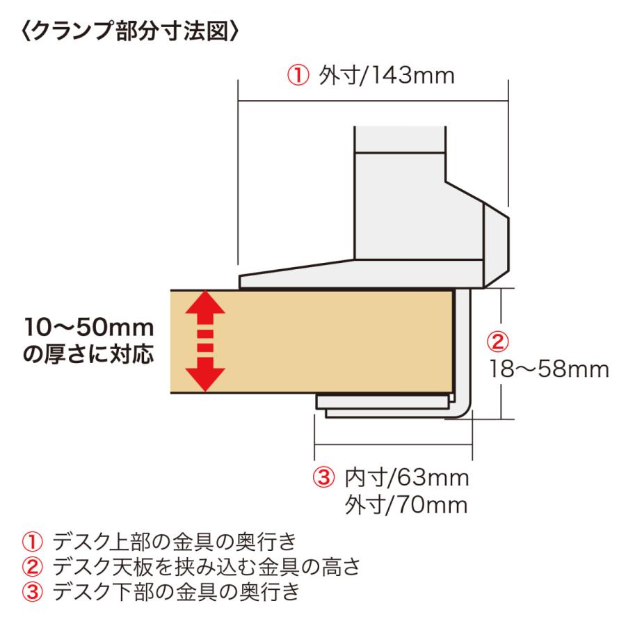 SANWA SUPPLY（サンワサプライ） 水平垂直多関節液晶モニターアーム
