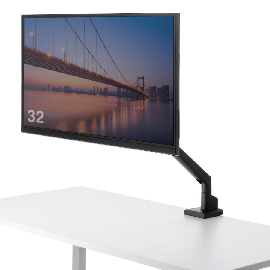 サンワサプライ モニターアーム CR-LAC1403BK 新品同様 サンワダイレクト本店 サンワサプライ【オフィス・PC周辺通販】