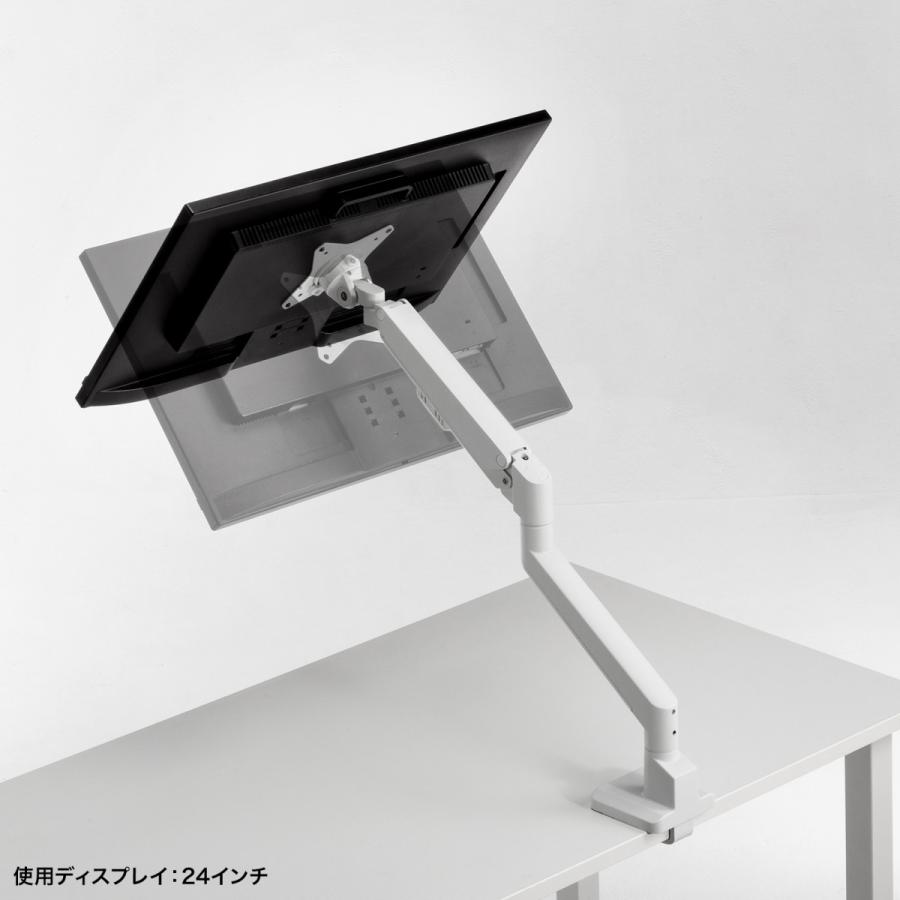 SANWA SUPPLY（サンワサプライ） モニターアーム(シングル・ガス