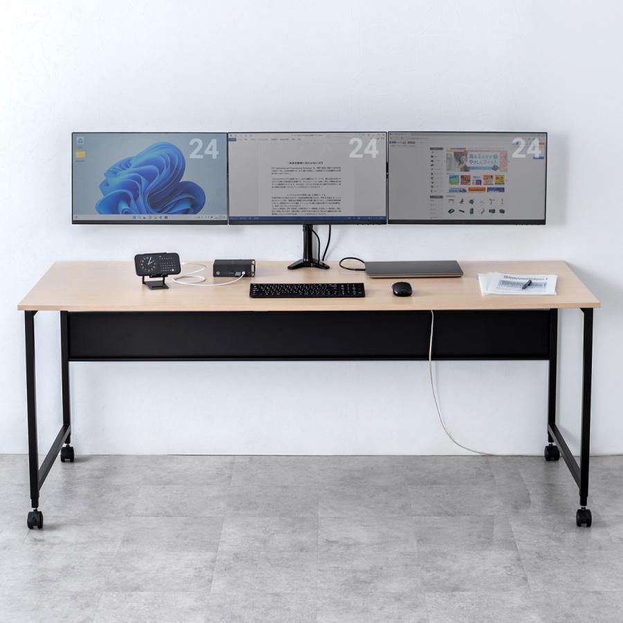 SANWA SUPPLY（サンワサプライ） モニターアーム(3画面・横並び) CR