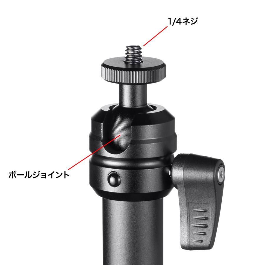 クランプ式カメラマウント(3関節タイプ) SANWA SUPPLY (サンワサプライ) CR-LACAM7 | SANWA SUPPLY | 08