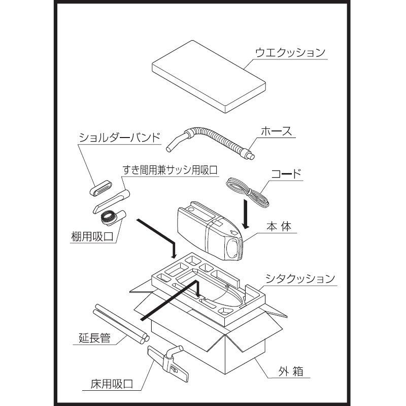 日立（HITACHI） 業務用 ショルダータイプクリーナー CV-21☆ : あっと