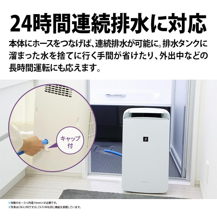 SHARP（シャープ） 衣類乾燥除湿機 ハイパワータイプ プラズマ