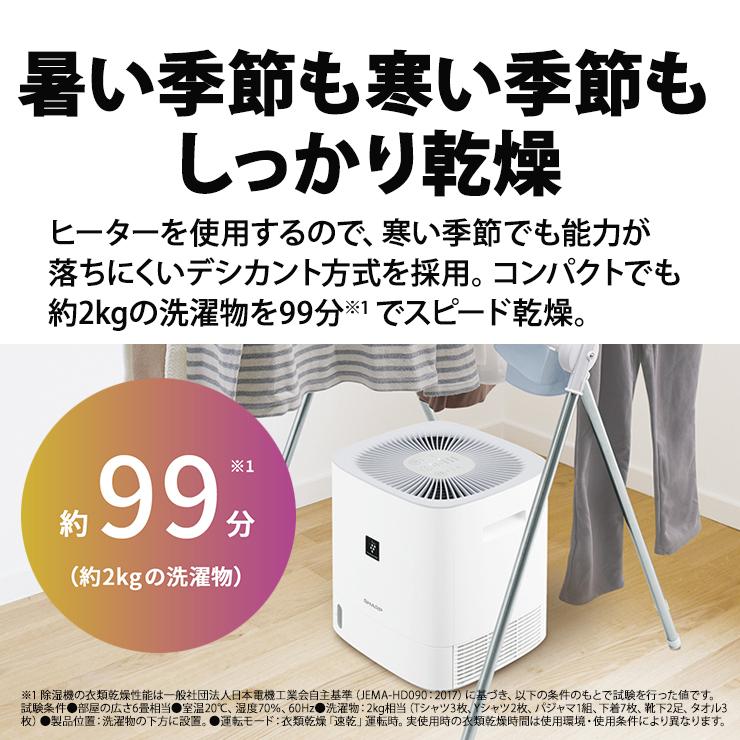 SHARP（シャープ） デシカント方式 衣類乾燥除湿機 ロー
