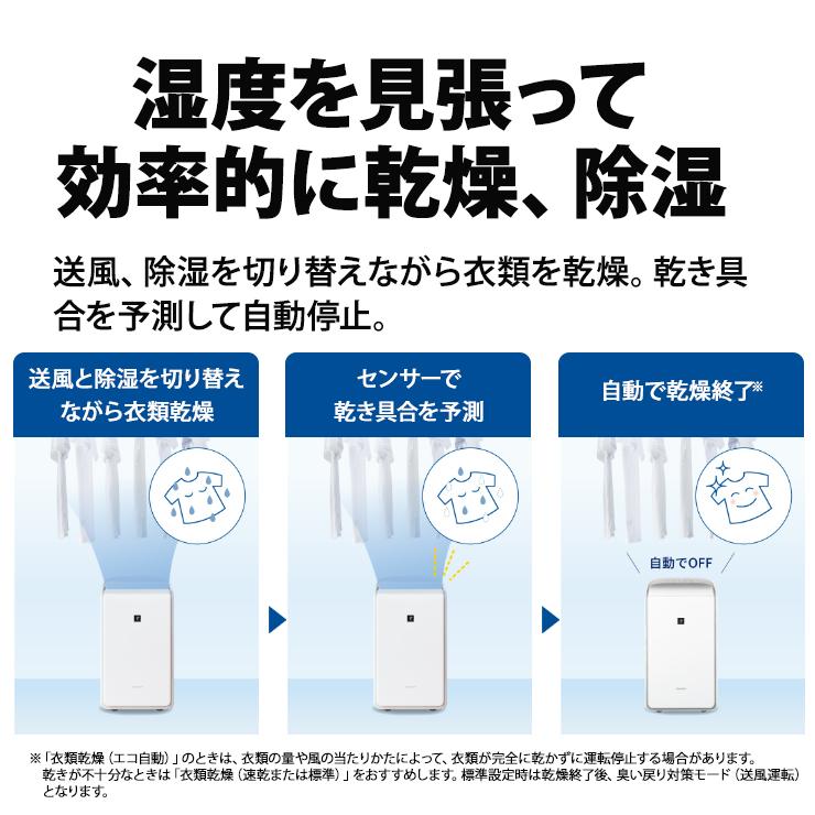 SHARP ハイブリッド方式 衣類乾燥除湿機 年中速乾タイプ