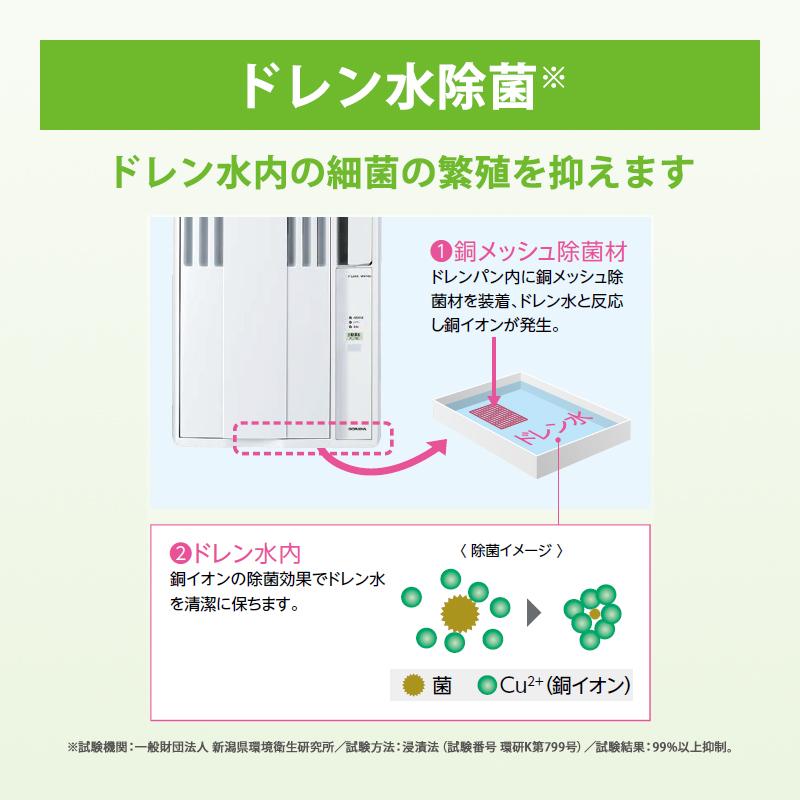 CORONA（コロナ） リララ ウインドエアコン 冷房専用 シェルホワイト