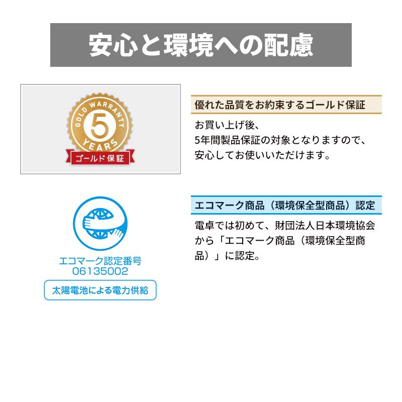 人間工学電卓(左手) デスクタイプ 12桁 ホワイト CASIO (カシオ) DE-12D-L-WE-N★の画像