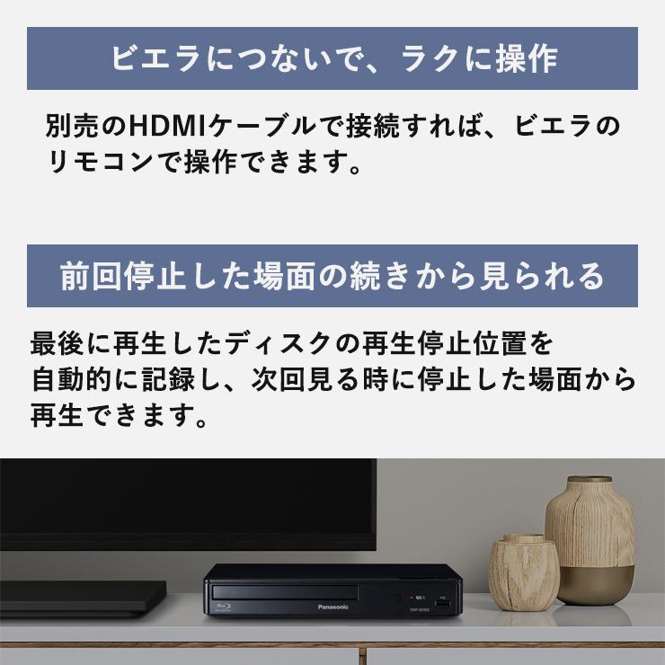 Panasonic（パナソニック） ブルーレイディスク/DVDプレーヤー(再生