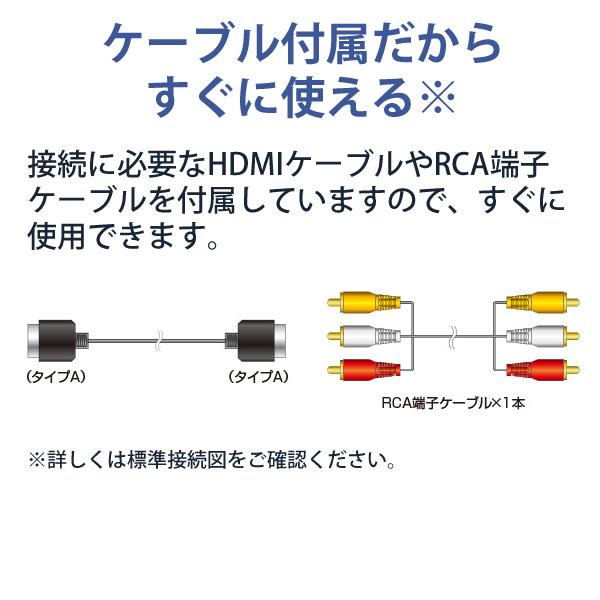 HDMI変換アダプター(HDMI→HDMI/RCA) PROSPEC (プロスペック) DVC791★｜telaffy｜05
