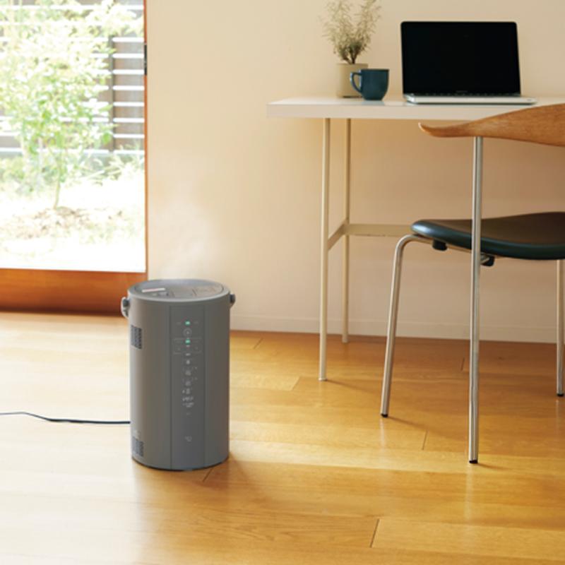 象印（ZOJIRUSHI） スチーム式 加湿器 480mL/h グレー 4.0L ZOJIRUSHI