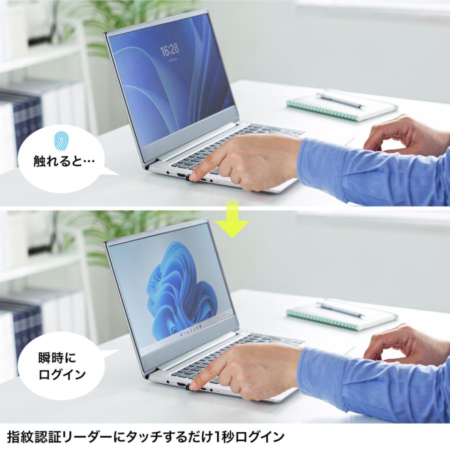 SANWA SUPPLY（サンワサプライ） USB指紋認証リーダー(MoC搭載
