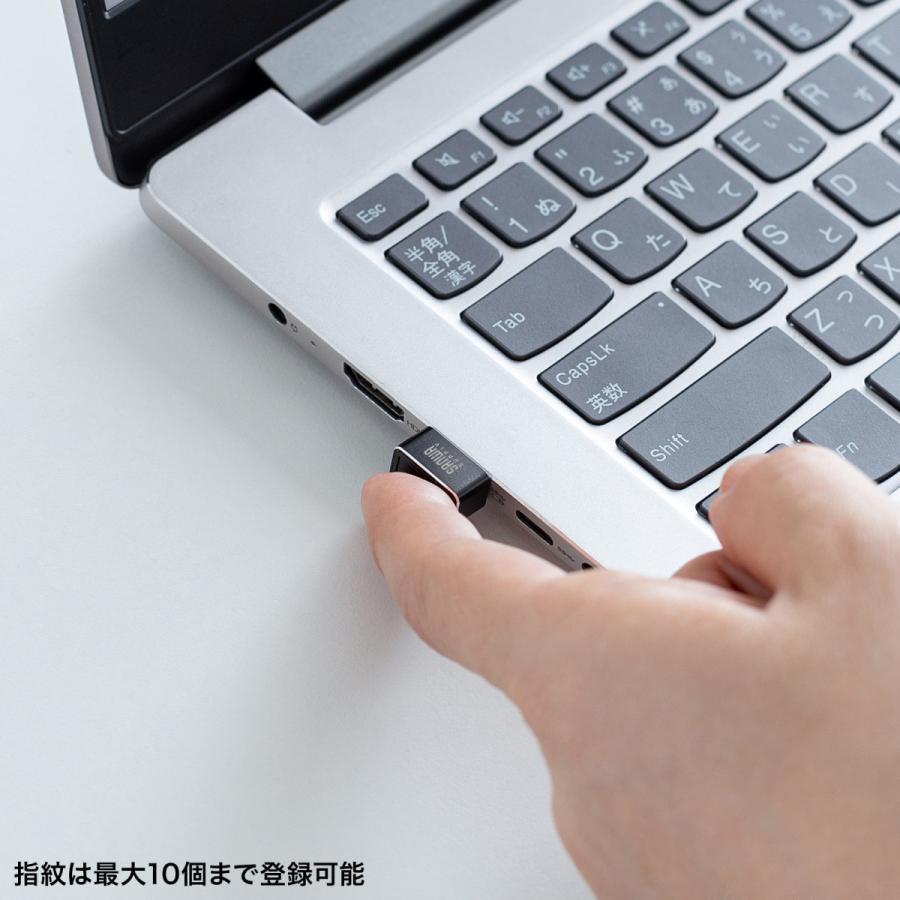 SANWA SUPPLY（サンワサプライ） USB指紋認証リーダー(MoC搭載