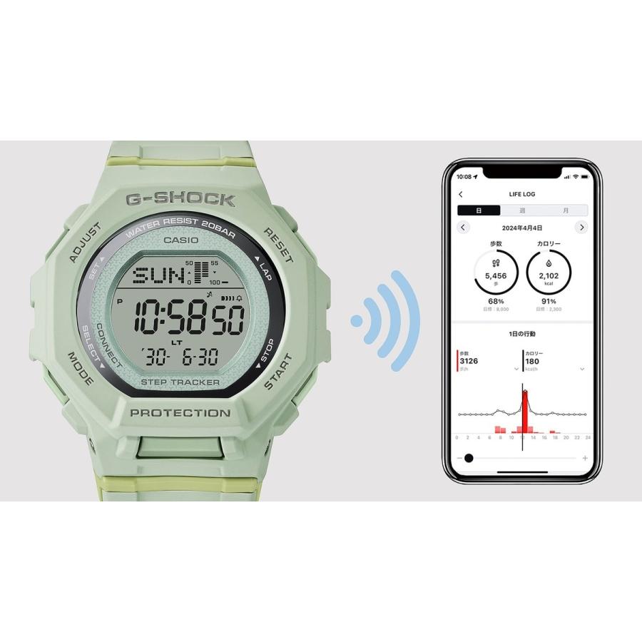 BABY-G ステップトラッカー ベージュ Runners Pulse