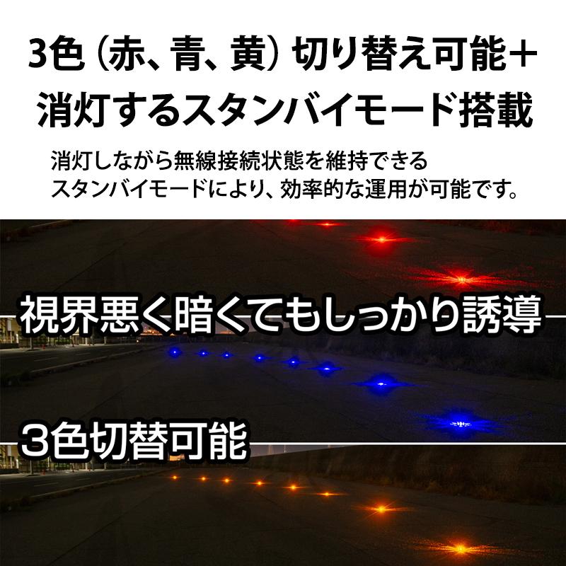 Ganz ワイヤレス ワーニングライト 8個セット GENTOS (ジェントス) GZW-RBY-8★ | Ganz | 08